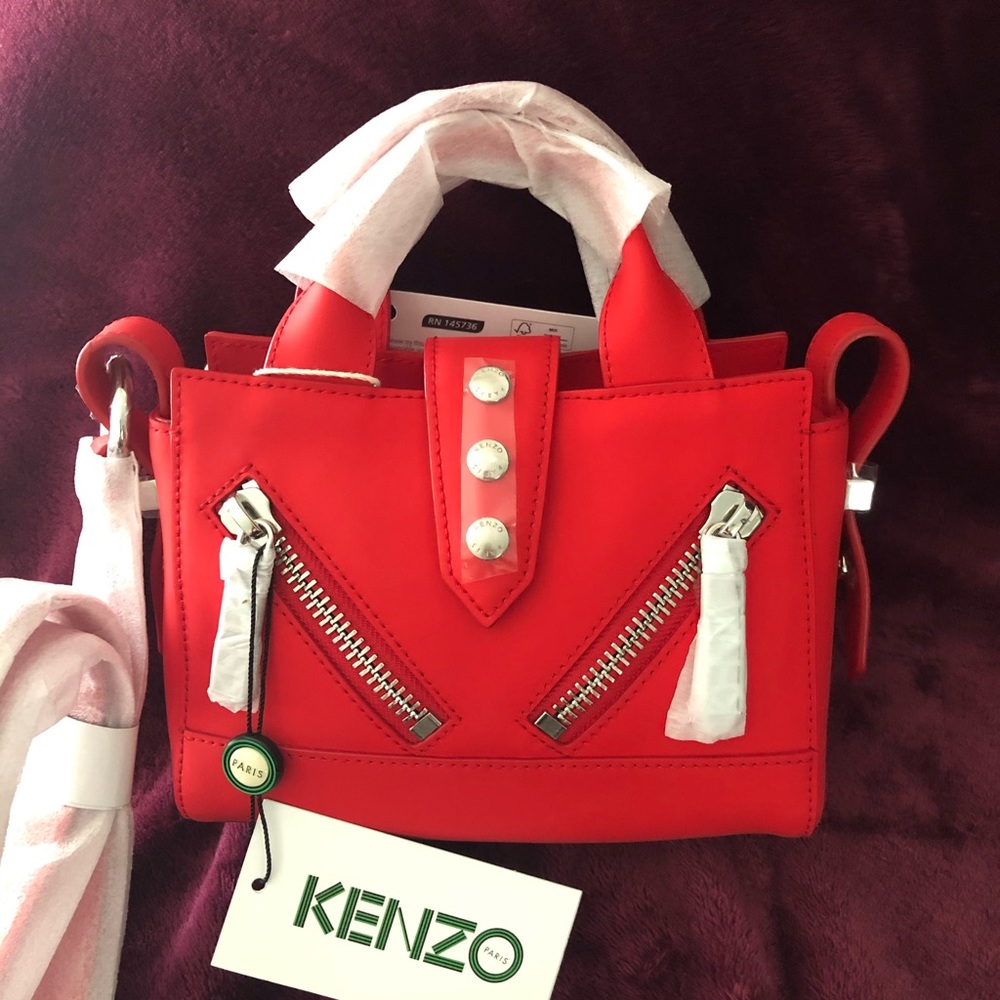 🔥SOLD🔥 Kenzo Kalifornia orange bag